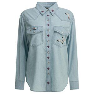Filson Embroidered Western Casual Shirt Tag Size M Women